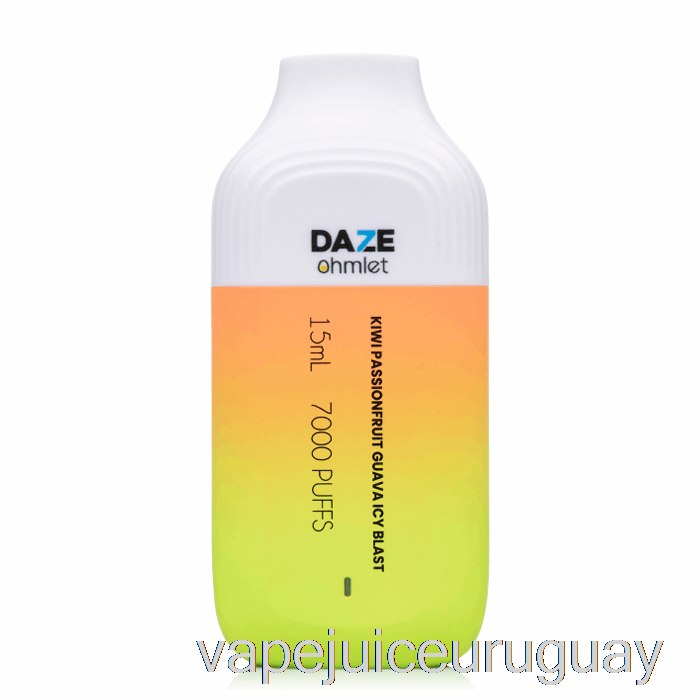 7 Daze Ohmlet 7000 Vape Desechable Kiwi Maracuyá Guayaba Icy Blast Recargable